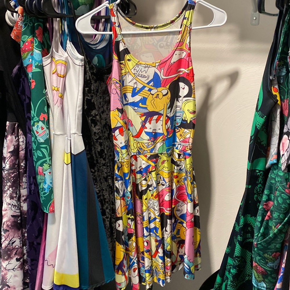 Adventure Time Skater Dress! OSFM (S-L) super stretchy no brand
